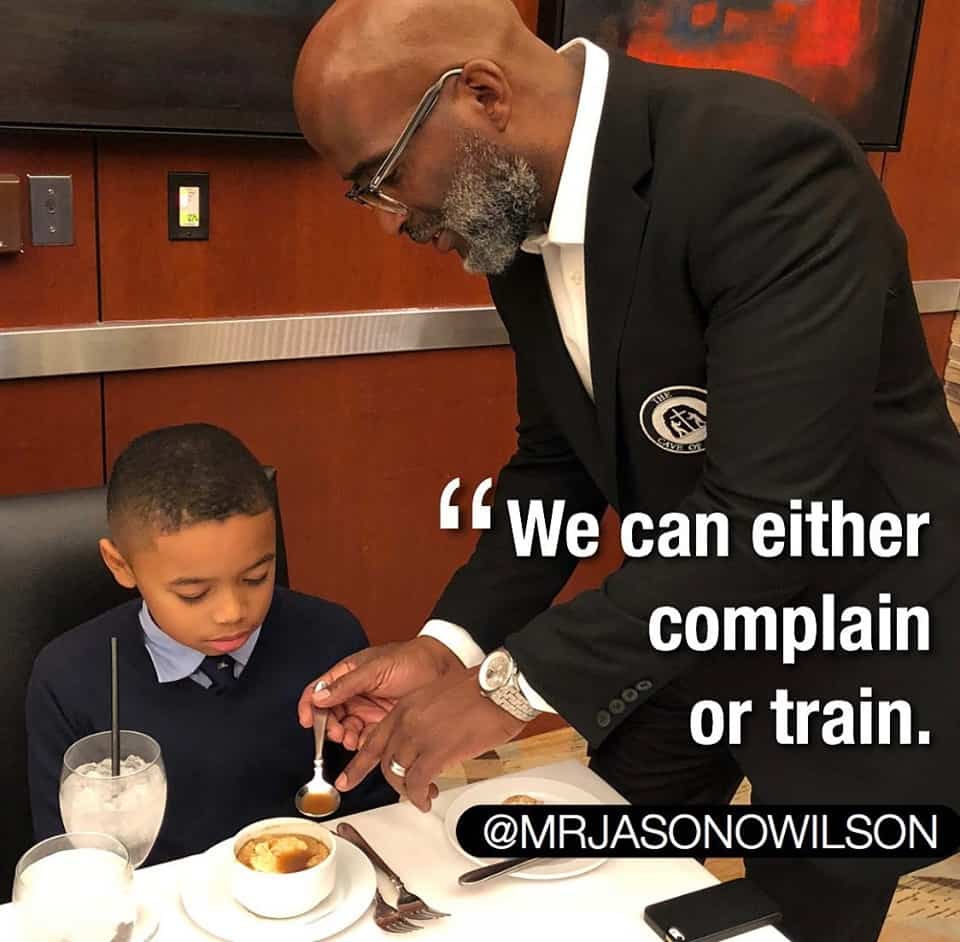 We can either complain or train