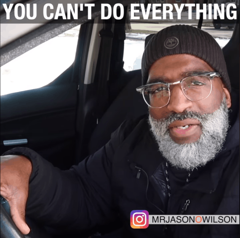 YOU CAN'T DO EVERYTHING